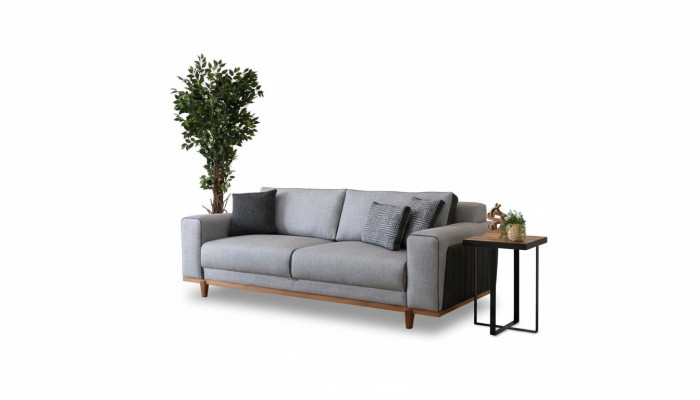 Grote bank 242cm bank stoffering meubels banken stoffen bank inrichting textiel