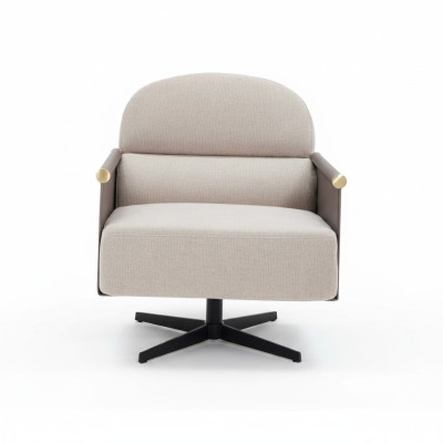 Stijlvolle fauteuil luxe lounge club draaistoel stoel ontwerp woonkamer