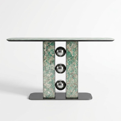 Moderne luxe console tafel ontwerper grijs hout woonkamer nieuw meubilair
