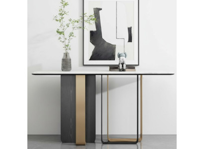 Ontwerper Houten console tafel Console Moderne woonkamerconsole