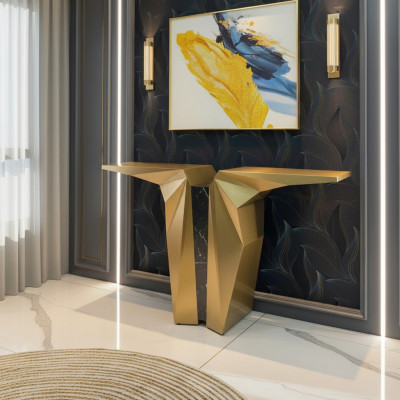 Hout Moderne Meubelen Console Tafel Goud Tafel Stijl Ontwerp Console Nieuw