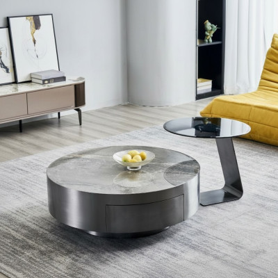 Bijzettafel Tafels Ontwerper Woonkamer Salontafel Set 2-delig Meubels