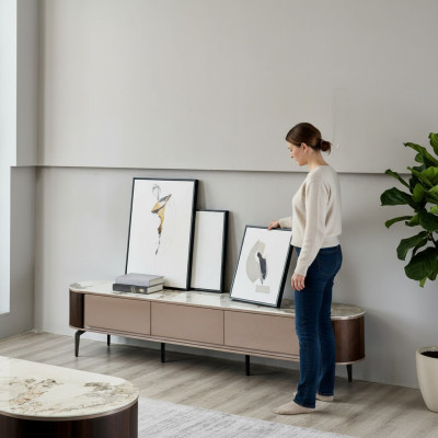 TV-meubel TV-kast Lowboard Hout Modern Staande Woonkamer rtv Nieuw