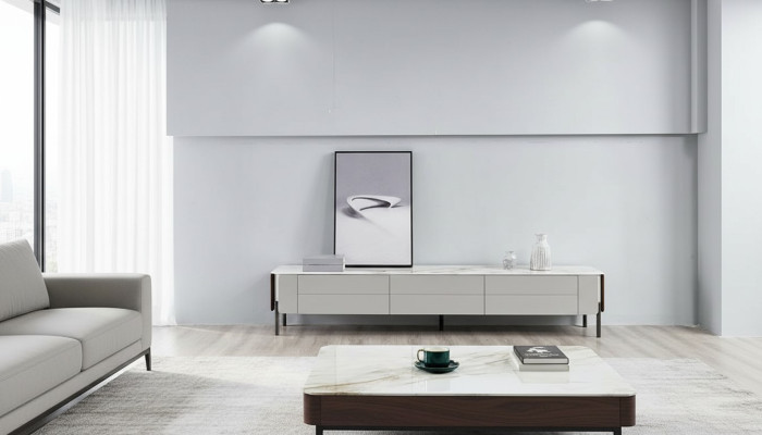 rtv Lowboard tv-standaard Sideboard Hout Modern Wit Woonkamer Nieuw