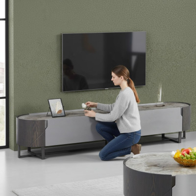 Lowboard tv-kast Woonkamer Rek Luxe Designer Commode Dressoir