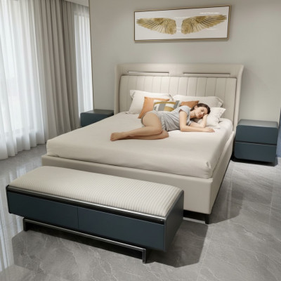 Slaapkamerset Luxe meubels Bed Nachtkastjes Tweepersoonsbed Bedframe