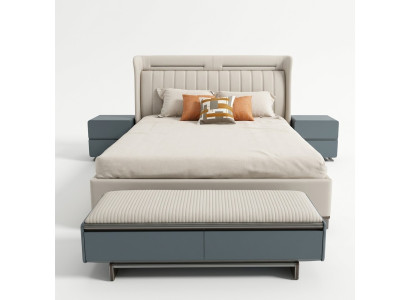 Slaapkamerset Luxe meubels Bed Nachtkastjes Tweepersoonsbed Bedframe