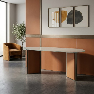 Eetkamertafel Ovaal Designer Luxe Tafels Hout Modern 200x100 Ovaal