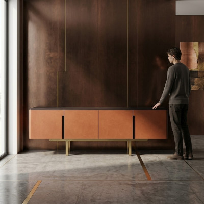 Sideboard houten tv-meubel eetkamer design luxe modern meubilair tv-standaard.