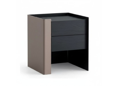 Zwarte nachtkastje Designer nachtkastje Slaapkamer Houten meubels Nieuw