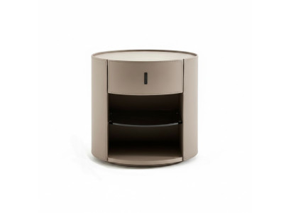 Beige designer nachtkastje Luxe nachtconsole Slaapkamer meubilair Stijl