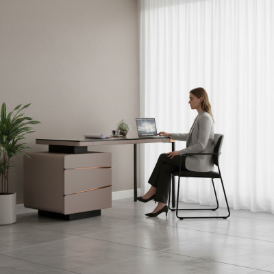Computer bureau kantoor bureaus computer werkplek tafel