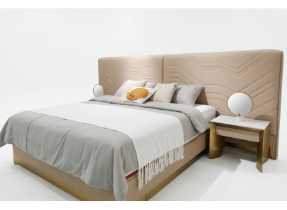 Elegant tweepersoons luxe slaapkamerbed stijlvol bed