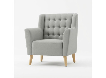 Fauteuil Chesterfield bank bekleding meubels inrichting bankstoel enkelzitter nieuw