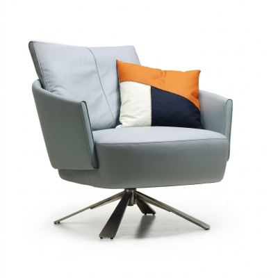 Fauteuil Gestoffeerde meubels Ontwerper Moderne woonkamer Draaistoel Textiel Nieuw