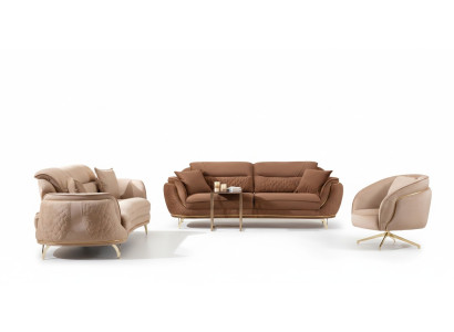 Bankstel 3 2 1 zits set design bank gestoffeerde banken modern luxe