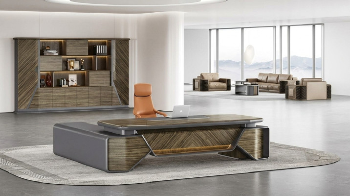 Ontwerp hoekbureau kantoorinrichting kamer meubels tafel kantoormeubelen.
