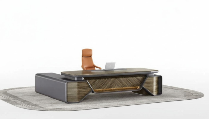Ontwerp hoekbureau kantoorinrichting kamer meubels tafel kantoormeubelen.