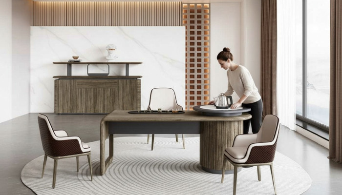 Schrijftafel Tafel Computer Bureau Tafels Inrichting Luxe Ontwerp Nieuw