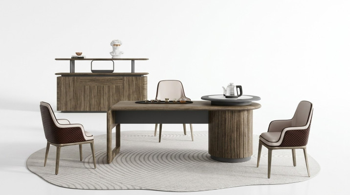 Schrijftafel Tafel Computer Bureau Tafels Inrichting Luxe Ontwerp Nieuw