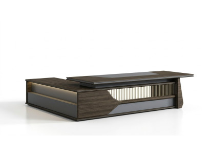 Hoekbureau Kantoorinrichting Directiekamer Meubeldesign Bureautafel