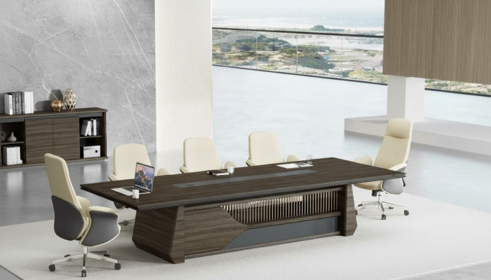 Kantoormeubilair Moderne Bruine Vergadertafel Luxe Vergadertafel Nieuw