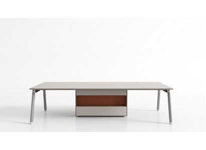 Grote bureau kantoorinrichting teamtafel ontwerper kantoormeubelen