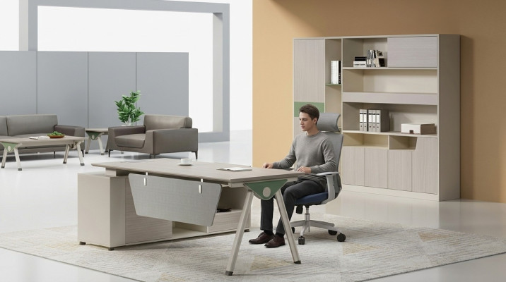 Hoekbureau Moderne kantoormeubelen Luxe design Kantoorinrichting