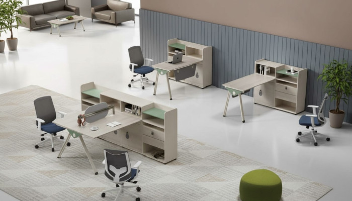 Ontwerp hoekbureau kantoorinrichting meubels bureaus meubels