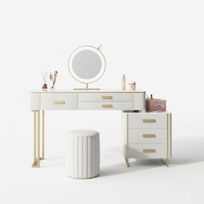 Slaapkamer kaptafel kaptafel make-uptafel spiegel laden