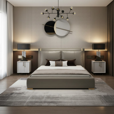 Modern slaapkamer bed Luxe dubbel 180x200 meubels bedden inrichting