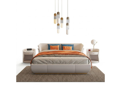 Bed Bekleding Ontwerp Luxe Tweepersoonsbed Slaapkamer 180x200cm Nieuw