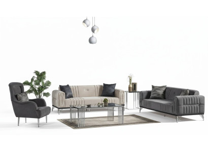 Bankstel 3+3+1 zitplaatsen Stof Modern Compleet Fauteuil Bank Luxe Nieuw