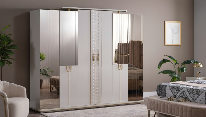 Kledingkast Ontwerp Luxe Kast Moderne Stijl Kasten Slaapkamer Meubels Nieuw