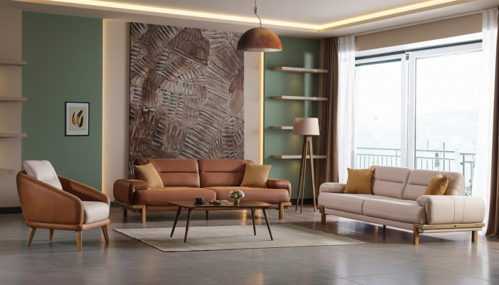 Bankstel 3+3+1 Zits Meubel Luxe Set Bankstel Modern Set 3-delig