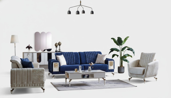 Bankstel 3+3+1 zits meubel luxe set Bankstel modern set Nieuw 3-delig