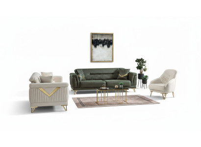Ontwerp Modern Woonkamer Set Bankstel 3+3+1 Woonkamer Meubelset