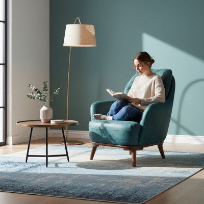 1-Zits Moderne Relaxfauteuil Chesterfield Moderne Stijl Luxe Nieuwe Woonkamerfauteuil