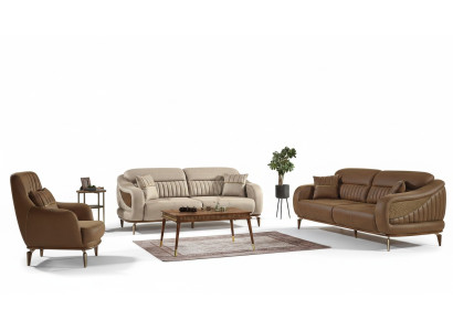 Sofaset 3+3+1 zits Moderne Relaxfauteuil Moderne Stijl 3-delig Luxe woonkamer.