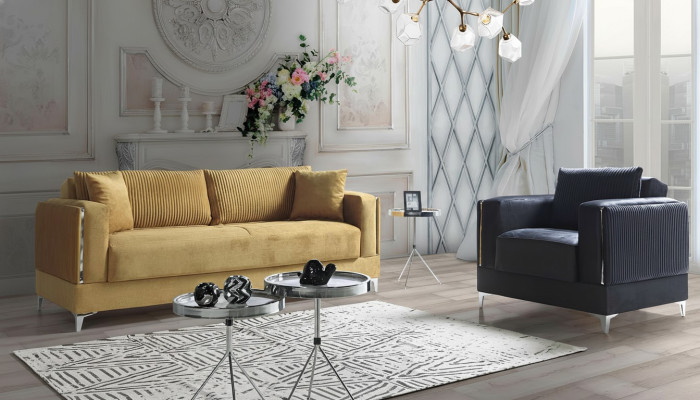 Bankstel 3+1 zits Modern Relax Stoel Modern Stijl 2-delige Luxe Nieuw Woonkamer Nieuw