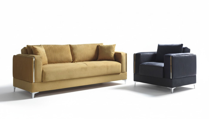 Bankstel 3+1 zits Modern Relax Stoel Modern Stijl 2-delige Luxe Nieuw Woonkamer Nieuw