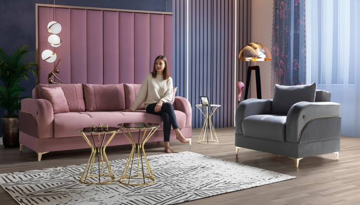 Sofaset 3+1 zits Modern Relax fauteuil Stijl 2-delig Luxe woonkamermeubels