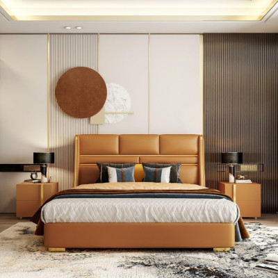 Tweepersoonsbed Slaapkamer Bed Luxe Meubels Dubbele Hotelfaciliteit 180x200