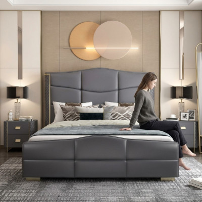 Tweepersoons designbed Moderne luxe slaapkamermeubels Bedframe