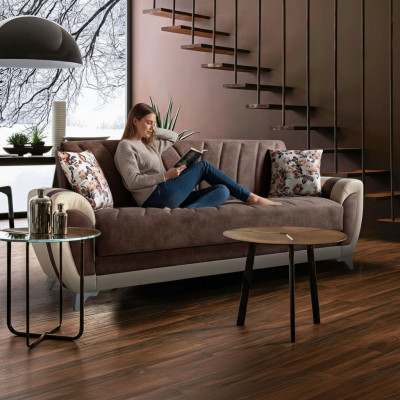 Luxe woonkamerbank 3-zits relaxbank Modern 225cm Luxe bank Nieuw