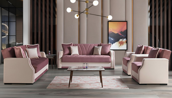 Luxe bankstel compleet Bank Bank Moderne set Woonkamer Relax 3+2+1+1 Nieuw