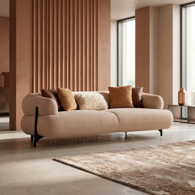 Bankstel 3-zitter Designbanken gestoffeerde banken Lederen relaxstoelen Meubels Modern Relax Nieuw