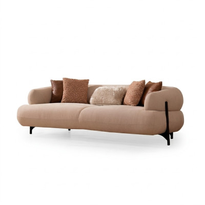 Bankstel 3-zitter Designbanken gestoffeerde banken Lederen relaxstoelen Meubels Modern Relax Nieuw