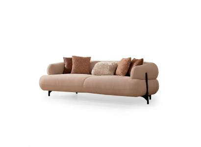 Bankstel 3-zitter Designbanken gestoffeerde banken Lederen relaxstoelen Meubels Modern Relax Nieuw