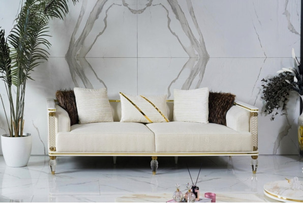 Bank 3-zits Designbanken Bekleding Bankstellen Relaxstoelen Meubels Modern Ontspannen